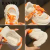 Yaz Bebek Ayakkabı Kızlar Çocuklar için Sneakers Mesh Casual Erkek Flats Deri Yumuşak Işık Çocuk Spor Koşu 211022