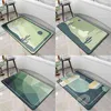 Home Bath Mat Bathroom Carpet Water Absorption Non-slip Absorbent Diatom Mud Soft Washable Rug Toilet Floor Mat Home Textile 211217