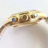 Luxury Fashion Mens Watches Rainbow Diamond 116598 Złote stal ze stali nierdzewnej Automatyczne mechaniczne zegarek 287p