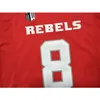 Barato 001 UNLV Rebels Charles Williams # 8 real bordado completo College Jersey Tamaño S-4XL o personalizado cualquier nombre o número jersey