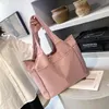 Casual Oxford Cloth Large Capacity Shoulder Bags Waterproof Fitness Travel Tote Ladies Solid Color Handbags Luggage 2021 Ne