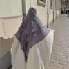 Abbigliamento etnico Eid 3 strati Indumento di preghiera Lungo Khimar Islam Donna Hijab Sciarpa Avvolgente Top senza maniche Abito Jilbab Abaya Musulmano arabo Niqab Ciao