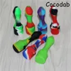 Hookahs Mini Glass Silicone Nectar Kit with 10mm Quartz Tip&Titanium Tips Smoking Hand Pipes Reclaim Catchers For Glass Bong Water Pipe Dab Rigs