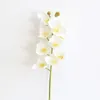 new Artificial Latex Cymbidium Orchid Flowers Real Touch Good Quality Phalaenopsis Orchid for Wedding Decorative Flower EWB7562