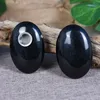 Rökning Rör Naturlig Obsidian Ovala Crystal Pipe Palm Stone Quartz Healing Crystal Reiki Egg Portable Trip Smoke Tobacco