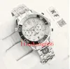 Mens Lady Watches Quartz Chronograph Men 300M Diver Watch Folding Clasp Wristwatches