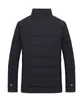 Men's Warm Jacket Winter Parka Fur Collar Windbreaker Cotton Padded Anorak Thick Black Coat Male Casual Autumn Fleece Men 211129