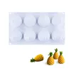 Craft Tools 6 Cavities 3D Cube Baking Mousse Cake Mold Silicone Square Bubble Dessert Molds Tray Kitchen Bakeware Candle Plaster M3181970