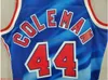 Benutzerdefinierte genähte New Jersey Derrick Coleman 44 XS-6XL MENS Throwbacks Basketball Trikots billige Männer Frauen Jugendliche