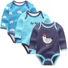 Kläder Vinter Nyfödda Jumpsuits Boy Girl Romper Långärmad Spädbarn Ropa Bebe Kläder O-Neck Baby Produkt 210309