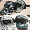 Tacvasen Tactical Camouflage野球帽の男性夏のメッシュの軍隊帽子が建設された米国の旗の帽子帽子帽子Q0911