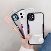 러닝 신발 케이스 가장자리 미끄럼 방향 다시 Amplent Acrylic Acrylic Shockprove 커버 렌즈 iPhone 8 X XS XR 11 12 Pro Max 보호 케이스