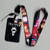 Porte-clés Jujutsu Kaisen Anime clé lanière voiture porte-clés carte d'identité Pass Gym téléphone portable Badge enfants porte-anneau bijoux Smal22