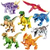 Dinosauri di Block Puzzle Mattoni Dinosauri Figure Blocchi di costruzione Giocattoli educativi per bambini per bambini Regalo Giocattolo per bambini1994