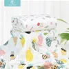 Счастливая флейта 1 шт. 6 слоев Муслин 100% хлопок Baby Swaddles Мягкие новорожденные Одеяла Марля Младенческая обертка Sleepsa 210309