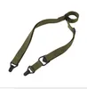 2PCS / Lot Tactical Jakt Rifle Sling 1/2 Point Multi Mission Justerbar Quick Release