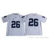 NCAA Penn State Nittany Lions College Football Wear 2 Marcus Allen 9 Trace McSorley Jersey 26 Saquon Barkley 88 Mike Gesicki Maglie blu bianche