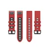 20 22 26mm Straps Watchband Sport Dual Colour Silicone Bands Quick Fit Metal Buckle for Garmin Fenix 5 5X Plus 6 6X Pro Descent MK1 MARQ