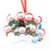 2021 Cartoon Christmas Tree Ornaments God Juldekorationer för Home Haning Pendants 2022 Gott Nytt År W-00986