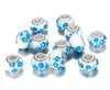 DIY Fantasy Ronde Vorm Handgemaakte Lampwork Charms Kralen Past Merk Armbanden Kettingen voor Dames Sieraden Maken 100pcs