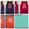 2017 2018 LeBron a buon mercato 23 Maglie retrò blu rosso bianco James Basketball maglietta maglia Short Size S-XXL