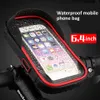 Wodoodporny rower Motocykl Telefon Holder Bike Telefon Dotykowy Torba 6.4inch Kierownica do iPhone 12Pro Samsung