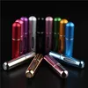 5ml perfume bottle makeup spray self pump rechargeable Aluminum Mini Glass + Metal Material Parfum spraying bottling