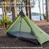 Tents And Shelters 2021 Version 230cm 3F UL GEAR Lanshan 1 Ultralight Camping 34 Season 15D Silnylon Rodless Tent5829686