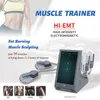Heems portatili RF Slimming Machine EMS Muscoli Muscoli Stimolatore Emslim 4 Maniglie opzionali per la scultura del corpo intero Bulid Bulidless e Bruciatura grassa