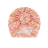 Baby Girls Fashion Handmade Beanie Turban Insian Caps Caps INST Close Paills Bonnet Minal Minal Cute Donut Headwear