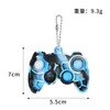 Fidget Toys Gamepad Keychain Hands Keychains Relieve Squeeze Beans Surface Bag Pendant Simple Dimple Anti Stress Toy Push Bubble Stress Relief Key Ring