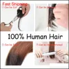 Ludzki klip do włosów w grzywce na przedłużeniu ręcznie związany qylxne topscissors