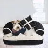 Dört Mevsim Kennels Pet Köpek Kanepe Yatakları ile Yastık Ayrılabilir Yıkama Yumuşak Polar Kedi Yatak Sıcak Chihuahua Küçük Köpekler 675 K2
