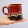 Tazze Tazza in ceramica da forno Tazza da caffè Tazza da tè Contenitore creativo di avena per acqua di grande capacità Regalo di compleanno fai da te