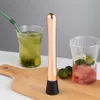 Ice Muddler Cocktail Fruit Squeezer Bar 8/10 Inch Stainless Steel Tool PP Head For Mojitos Margaritas Mint Drinks