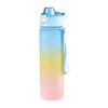 Water Bottle 1000ml Sports Plastic Drinking Leakproof Large Capacity Cup Fashion Student Portable For Man