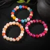 Perle di filo di vetro colorato naturale macinato da 10 mm adatte per accessori per collane di braccialetti fai-da-te Regalo di gioielli fatti a mano da uomo e donna