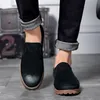 Stor storlek 47 Casual Shoes Slip On Shoes Men Loafers Black Moccasins Solid Soft Mens Shoes Casual Stora storlekar andningsbara blå mocka