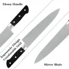 10 بوصة سكين المطبخ الياباني عالية الكربون الفولاذ المقاوم للصدأ الشيف سكين اللحم الساطور تقطيع أدوات أداة الطبخ أداة