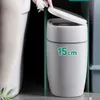 القمامة النحيلة الضيقة يمكن إعادة تدوير بن مربع شكل مذكرات القباغال دون غطاء ورقة سلة الفجوة تخزين القمامة القمامة القمامة can Y200429