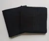 5 PCSLOT Black 100 Cotton Solid Men näsduk Square Pocket Teckenchiefs 4343CM5700021