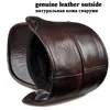 RY0203 2020 Earmuffs Genuine Leather Faux Fur Cap Men Male Thicken Bomber Hats Winter Windproof Warm Hat Flat Gorras Dad Gift Q0911