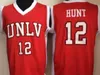NCAA UnLV University of Nevada Las Vegas Larry Johnson Jersey College Basketbal 50 Greg Anthony 12 Anderson Hunt 32 Stacey AugMon Jerseys