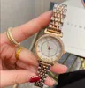 Diamond Women Date Watch Lady Waterproof Luminous Wristatches Full Satinless Steel Clock245Q