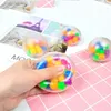 Fidget leksak squeeze stress bollar för barn fansteck stress relief boll för regnbåge squeeze sensory boll idealisk för autism ångest mer