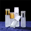 20ml 30ml 40ml 50ml 60ml 80ml 100ml Frosted Glass Bottle Empty Cosmetic Container Lotion Spray Pump Bottles Cosmetics Containers