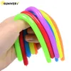 24h DHL Unicorn Stretchy String Fidget Speelgoed, Therapie Sensory Toys Angst Squeeze Maap Noodles voor kinderen en volwassenen met adhd 2021