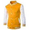 Najnowszy mężczyzna kurtka baseballowa projekt mody męski Slim Fit College Varsity Coats Boy/Girl Sport Marka odzieży wierzchniej Stylowa Veste Homme Ubranie