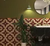 Carreaux de fleurs rouge vin 200x200mm, balcon d'hôtel, brique à fleurs rétro française, carrelage de sol de cuisine et de salle à manger