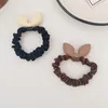 Nuovo coreano semplice fiocco carino tessuto intestino tenue anello per capelli copricapo dolce ragazza principessa moda coda di cavallo accessori per capelli